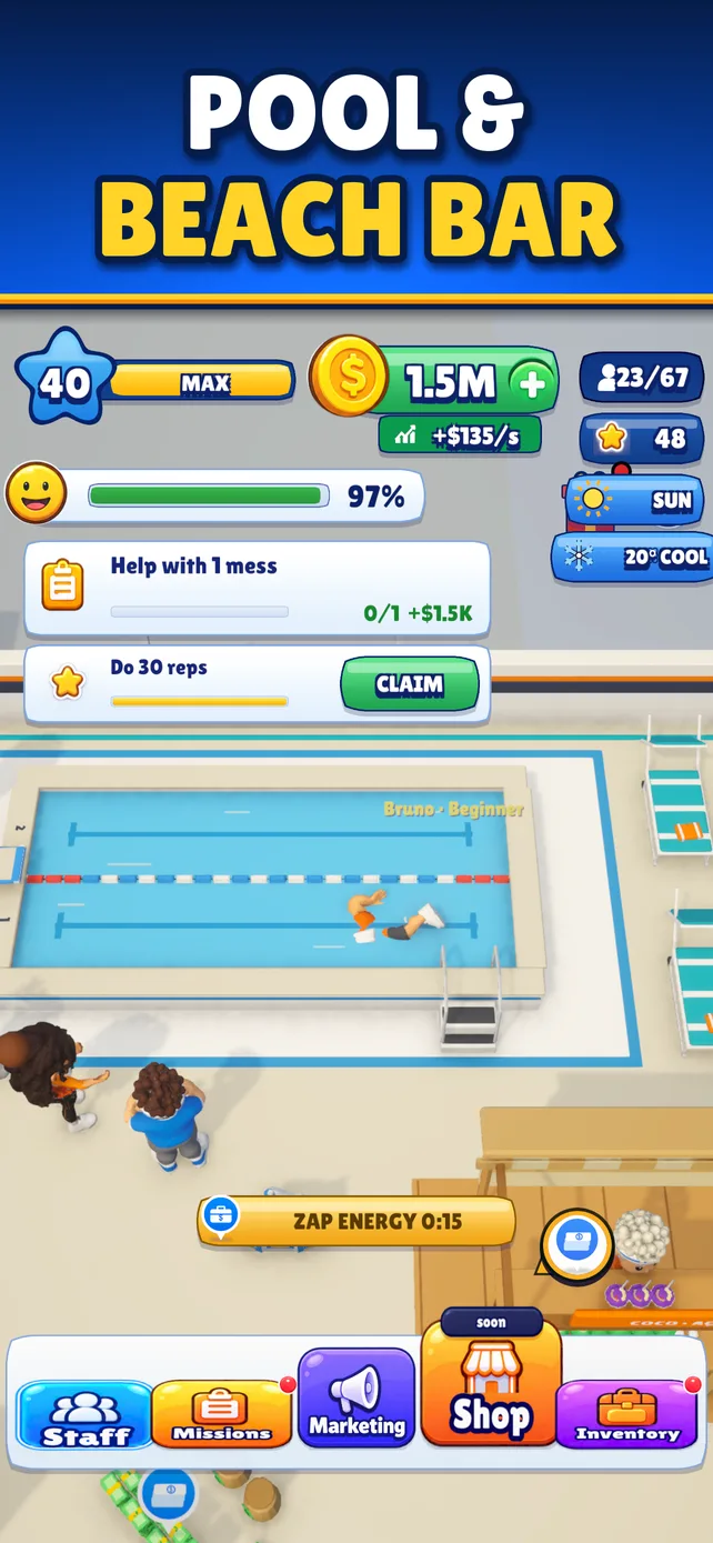 My Gym Empire: pantalla 6